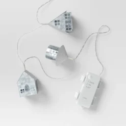 8ct LED Battery Operated Christmas Metal Village Novelty String Lights Warm White With Clear Wire - Wondershop™ -Wondershop Shop GUEST 0183e41b e528 4302 88d4 f89fe87f2c54