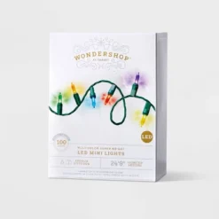 100ct LED Super Bright Mini Christmas String Lights Multicolor With Green Wire - Wondershop™ -Wondershop Shop GUEST 0eb5b434 d369 4449 badc 3947cfb19d5d