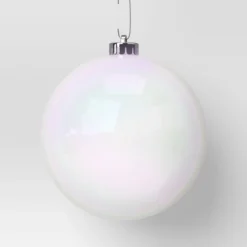4ct 150mm Christmas Ornament Set Iridescent White/Clear - Wondershop™ 5 4ct 150mm Christmas Ornament Set Iridescent White/Clear - Wondershop™ -Wondershop Shop GUEST 1352eb7e 20eb 4a2f b74d 5cd01a74d352