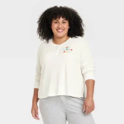 Women's Oh What Fun Matching Family Thermal Pajama Top - Wondershop™ White 9 Women's Oh What Fun Matching Family Thermal Pajama Top - Wondershop™ White -Wondershop Shop GUEST 144c802f 2414 455d 9bf5 b8fc5746c248