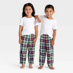 Toddler Plaid Microfleece Holiday Matching Family Pajama Pants - Wondershop™ Cream -Wondershop Shop GUEST 14f3b6b0 d8a5 4fbe b2fd d99602411d2e
