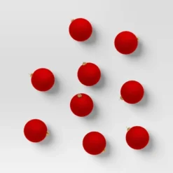 9ct 80mm Christmas Flocked Ball Ornament Set - Wondershop™ 21 9ct 80mm Christmas Flocked Ball Ornament Set - Wondershop™ -Wondershop Shop GUEST 19ceb34d 1310 457d a3c8 e57ee30c9eca