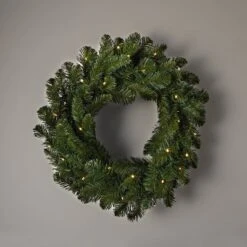 22" Pre-lit Battery Operated LED Artificial Christmas Wreath Dual Color Lights - Wondershop™ -Wondershop Shop GUEST 1cac35d8 4384 40d7 a5ba 672d75603098