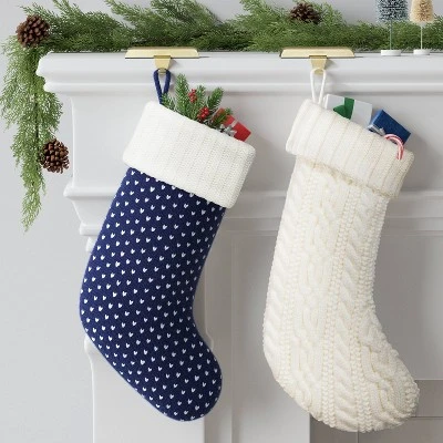 20" Cable Knit Christmas Stocking - Wondershop™ 1 20" Cable Knit Christmas Stocking - Wondershop™