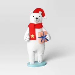 23.5" Fabric Polar Bear Holding Gift Animal Statue - Wondershop™ White 5 23.5" Fabric Polar Bear Holding Gift Animal Statue - Wondershop™ White -Wondershop Shop GUEST 293ae248 0104 41da a102 1180a73922be