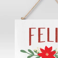 Reversible 'Felices Fiestas' To 'Feliz Navidad' Wood Christmas Wall Décor Dark Red/White - Wondershop™ -Wondershop Shop GUEST 2baec5c8 bbca 433d a3d5 c2aad47976f8