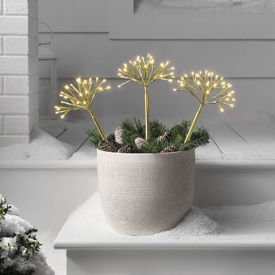 18" LED Gold Starburst Christmas Novelty Sculpture Light Warm White - Wondershop™ 1 18" LED Gold Starburst Christmas Novelty Sculpture Light Warm White - Wondershop™