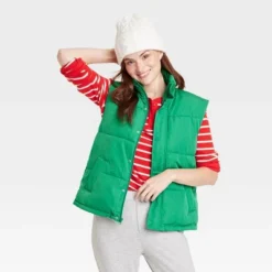 Women's Matching Family Puffer Vest - Wondershop™ Green -Wondershop Shop GUEST 2e685de4 a96b 4cdf b528 a6a103bec57a