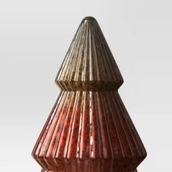 10.25" Battery Operated Lit Glass Christmas Tree Figurine - Wondershop™ -Wondershop Shop GUEST 372f1c76 00f4 419f 90b7 7f5b54637763