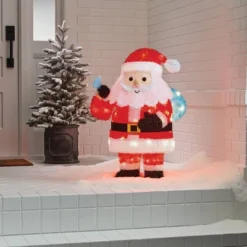 32" Tinsel Santa Christmas Novelty Sculpture Light With 4 Interchangeable Faces - Wondershop™ 10 32" Tinsel Santa Christmas Novelty Sculpture Light With 4 Interchangeable Faces - Wondershop™ -Wondershop Shop GUEST 387ccf35 7cdb 47d3 b44f 7c9161414aba