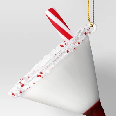 Christmas Peppermint Martini Ornament - Wondershop™ 2 Christmas Peppermint Martini Ornament - Wondershop™ - Image 2