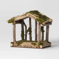 4pc Battery Operated Lit Wood Nativity Scene Figurine Set - Wondershop™ -Wondershop Shop GUEST 3daf7c04 b376 4ef1 bea0 a5165340f1ab