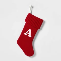 Knit Monogram Christmas Stocking Red - Wondershop™ 22 Knit Monogram Christmas Stocking Red - Wondershop™ -Wondershop Shop GUEST 4025d7f9 cf48 4e95 84f2 330b0ef1dd03