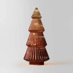 14.75" Battery Operated Lit Glass Christmas Tree Sculpture - Wondershop™ -Wondershop Shop GUEST 4a67b46b 6940 4ff8 9fdb 3f919a169722