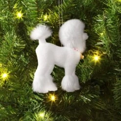 Christmas White Poodle Ornament - Wondershop™