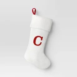 Knit Monogram Christmas Stocking White - Wondershop™ 24 Knit Monogram Christmas Stocking White - Wondershop™ -Wondershop Shop GUEST 50f90659 db4e 4066 a720 cff8454e4234