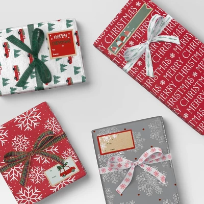 50ct Christmas Peel And Stick Gift Tags Red/Green/White Kraft - Wondershop™ 1 50ct Christmas Peel And Stick Gift Tags Red/Green/White Kraft - Wondershop™