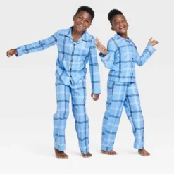 Kids' Plaid Matching Family Pajama Set - Wondershop™ Blue -Wondershop Shop GUEST 5538b3a1 6693 45d6 b1a2 3f7109ea5483