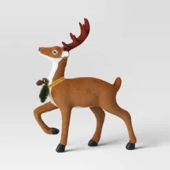 17" Flocked Deer With Greenery Animal Sculpture - Wondershop™ Brown 5 17" Flocked Deer With Greenery Animal Sculpture - Wondershop™ Brown -Wondershop Shop GUEST 583d212b 9d1b 4646 84d7 a9d1d0348022