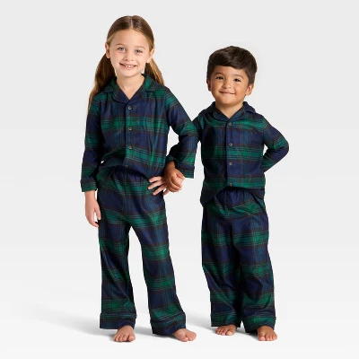 Toddler Plaid Long Sleeve Shirt And Pants Holiday Matching Family Pajama Set - Wondershop™ 5 Toddler Plaid Long Sleeve Shirt And Pants Holiday Matching Family Pajama Set - Wondershop™ - Image 5