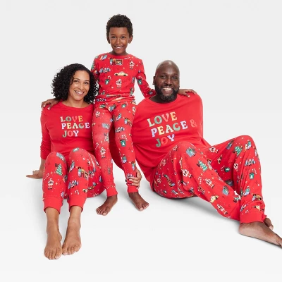 Men's Holiday City Matching Family Pajama Set - Wondershop™ With Frances Marina Smith Red 2 Men's Holiday City Matching Family Pajama Set - Wondershop™ With Frances Marina Smith Red - Image 2
