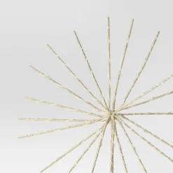 14" Pre-lit Dewdrop Glittered Starburst Christmas Tree Topper Champagne With Cool White Twinkle/Warm White Steady Lights - Wondershop™ -Wondershop Shop GUEST 5d49cb38 5436 49ab b4d5 f503f69abecc