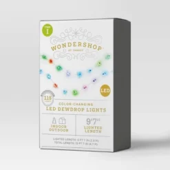 115ct LED High Density Dewdrop Christmas String Lights Color Changing With Silver Wire - Wondershop™ -Wondershop Shop GUEST 621cd732 e7bb 4076 be87 f7f555776857