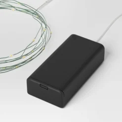 30ct LED Battery Operated Christmas Dewdrop Fairy String Lights Warm White With Green Wire - Steady/Twinkle - Wondershop™ -Wondershop Shop GUEST 63621aea 9716 4da5 a923 72e67889e39b