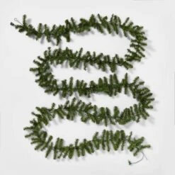 18' Pre-Lit Artificial Pine Bough Christmas Garland Green With Multicolor Lights - Wondershop™ 5 18' Pre-Lit Artificial Pine Bough Christmas Garland Green With Multicolor Lights - Wondershop™ -Wondershop Shop GUEST 6e73184c 90b3 45ca bb04 3e477389b471
