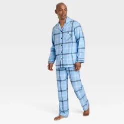 Men's Plaid Flannel Matching Family Pajama Set - Wondershop™ Blue -Wondershop Shop GUEST 6ed67662 ede9 4d73 bcb6 c3a1f932d325