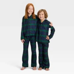 Kids' Plaid Long Sleeve Shirt And Pants Holiday Matching Family Pajama Set - Wondershop™ Navy Blue 9 Kids' Plaid Long Sleeve Shirt And Pants Holiday Matching Family Pajama Set - Wondershop™ Navy Blue -Wondershop Shop GUEST 718d3609 6336 4c6a 951a 58fea089ad9f