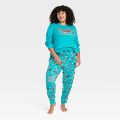 Women's Feliz Navidad Matching Family Pajama Set - Wondershop™ With Dia Pacheco Blue 4 Women's Feliz Navidad Matching Family Pajama Set - Wondershop™ With Dia Pacheco Blue - Image 4
