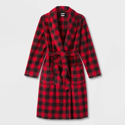Adult Buffalo Check Matching Family Robe - Wondershop™ Red 1 Adult Buffalo Check Matching Family Robe - Wondershop™ Red