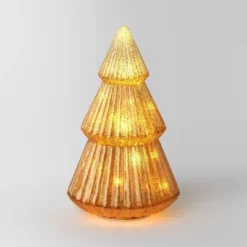 10.25" Battery Operated Lit Glass Christmas Tree Figurine - Wondershop™ -Wondershop Shop GUEST 7753ae56 3bb5 4c2d 8b9c db0fd14fd26e