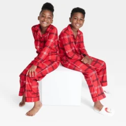 Kids' Plaid Matching Family Pajama Set - Wondershop™ Red -Wondershop Shop GUEST 80d959d4 1301 4355 9a33 bab3d6807bc8