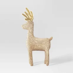 18" Sequined Fabric Deer Animal Sculpture - Wondershop™ Gold -Wondershop Shop GUEST 9482d59d ee38 4944 a5c1 8f118a9f791d