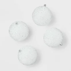 9pc Tinsel Ball Christmas Tree Ornament Set - Wondershop™ -Wondershop Shop GUEST 94b63486 dc02 4b44 a96b 373664130da7