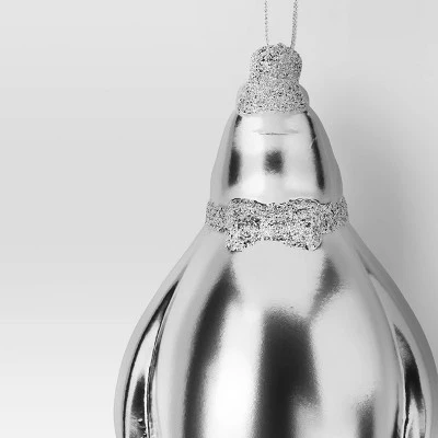 Christmas Penguin Ornament Silver - Wondershop™ 2 Christmas Penguin Ornament Silver - Wondershop™ - Image 2