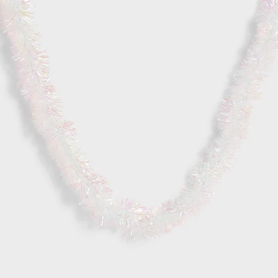 30ct LED Dewdrop With Iridescent Tinsel Christmas Indoor Novelty String Lights Warm White With Silver Wire - Wondershop™ 2 30ct LED Dewdrop With Iridescent Tinsel Christmas Indoor Novelty String Lights Warm White With Silver Wire - Wondershop™ - Image 2