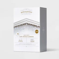 70ct LED Christmas Icicle Lights With White Wire - Wondershop™ -Wondershop Shop GUEST 977853e4 a029 4f1b 84ad 140a6c9b00fc