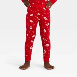 Toddler Santa Print Ribbed Long Sleeve Shirt And Pants Holiday Matching Family Pajama Set - Wondershop™ Red -Wondershop Shop GUEST 99ecc4f5 39c6 4da1 bf06 b0adb50c23e3