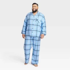 Men's Plaid Flannel Matching Family Pajama Set - Wondershop™ Blue -Wondershop Shop GUEST 9a96a0a7 5ec2 490a ad78 48090bedddc5