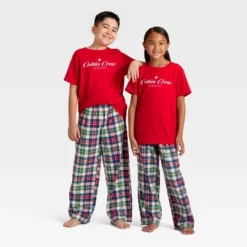 Kids' Plaid Microfleece Holiday Matching Family Pajama Pants - Wondershop™ Cream -Wondershop Shop GUEST 9c3f608d e77e 47e3 a869 54df28171cb3