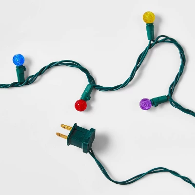 150ct LED Faceted Sphere Christmas String Lights Spool With Green Wire - Wondershop™ 4 150ct LED Faceted Sphere Christmas String Lights Spool With Green Wire - Wondershop™ - Image 4