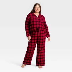 Women's Plaid Flannel Long Sleeve Shirt And Pants Holiday Matching Family Pajama Set - Wondershop™ Red/Black 9 Women's Plaid Flannel Long Sleeve Shirt And Pants Holiday Matching Family Pajama Set - Wondershop™ Red/Black -Wondershop Shop GUEST a1feb90a d35b 4761 a891 54b370bc69f0