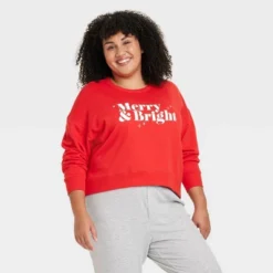 Women's Merry & Bright Matching Family Sweatshirt - Wondershop™ Red 7 Women's Merry & Bright Matching Family Sweatshirt - Wondershop™ Red -Wondershop Shop GUEST a3ca3203 debe 4d45 a3ce 06bb67a44492