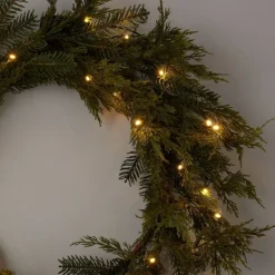 28" Pre-lit Mixed Greenery Artificial Christmas Wreath LED Warm White Lights - Wondershop™ 5 28" Pre-lit Mixed Greenery Artificial Christmas Wreath LED Warm White Lights - Wondershop™ -Wondershop Shop GUEST a4c79b66 ab82 4097 b0d6 3a56a1f6eac1