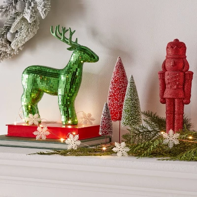 30ct LED Dewdrop With Glittered Snowflakes Christmas Indoor Novelty String Lights Warm White With Silver Wire - Wondershop™ 1 30ct LED Dewdrop With Glittered Snowflakes Christmas Indoor Novelty String Lights Warm White With Silver Wire - Wondershop™