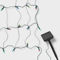 3'x4' 50ct Solar LED Christmas Net Lights With Green Wire - Wondershop™ -Wondershop Shop GUEST a84aa275 7559 401f be39 662c125dbb5b