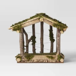 4pc Battery Operated Lit Wood Nativity Scene Figurine Set - Wondershop™ -Wondershop Shop GUEST aa9840fe 2891 4766 a331 fd77e6abf848